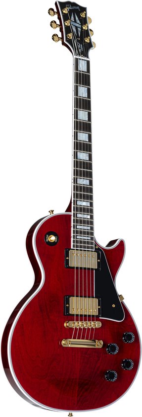 Foto: Gibson les paul custom wine red gloss cs400206 custom elektrische gitaar