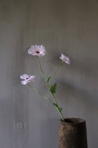 Kunstbloem - ranunculus butterfly - licht roze - 61 cm - zijden bloem - nepbloemen