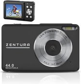 Zentura Digitale Camera - Fototoestel - Fotocamera - Compact Camera - Vlog Camera - Voor Kinderen - Inclusief 32GB