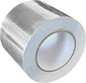 Kortpack - Tape aluminium 100 mm de large x 50 m de long - 1 rouleau - Résistant à la chaleur - Résistant à Water et à la vapeur - Ruban d'étanchéité - Ruban adhésif - (020.0211)
