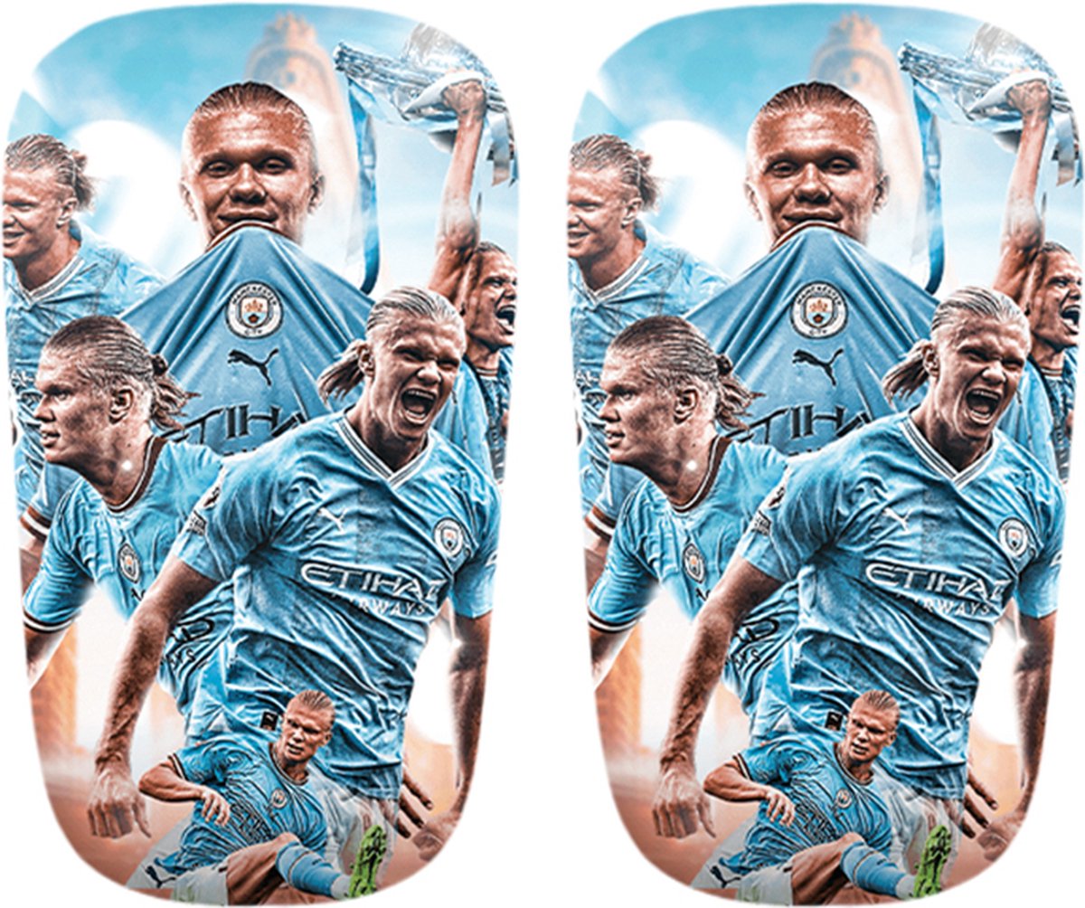 Haaland Flexibele scheenbeschermers - Maat S - Manchester City