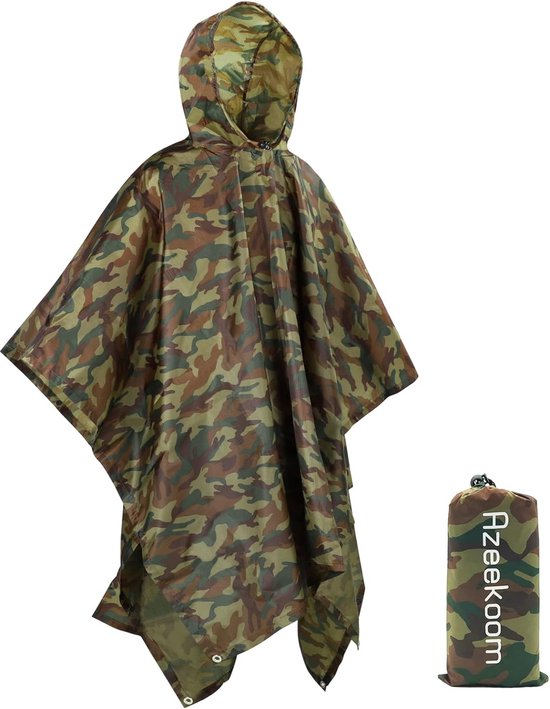 Covisoty Regenjas Waterdichte Heren, Windbreaker Heren Regenjassen Dames Outdoor Picknick Trekking Camping Vissen Jacht