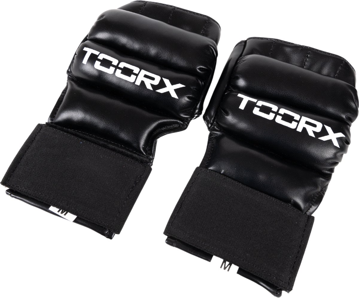 Toorx Fitness - Fit Bokshandschoenen Lynx - Training - Fitness - Boksen - Zwart - Kunstleer - Maat: L