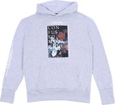 Grijs gemêleerd sweatshirt