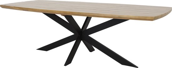 Tuintafel Ovaal - Madison 1.0 - 240cm - Acaciahout - Kruispoot - The Outsider