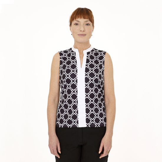 Func Factory dames Polo Zoe mouwloos chain maat 42 van Func Factory — afbeelding 4