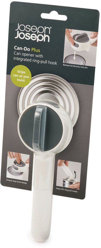 Blikopener Can Do Plus Keuken - Wit - Joseph Joseph