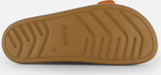 Scholl Noelle Chunky Sandales pour femmes en Daim orange - Femme - Taille 38