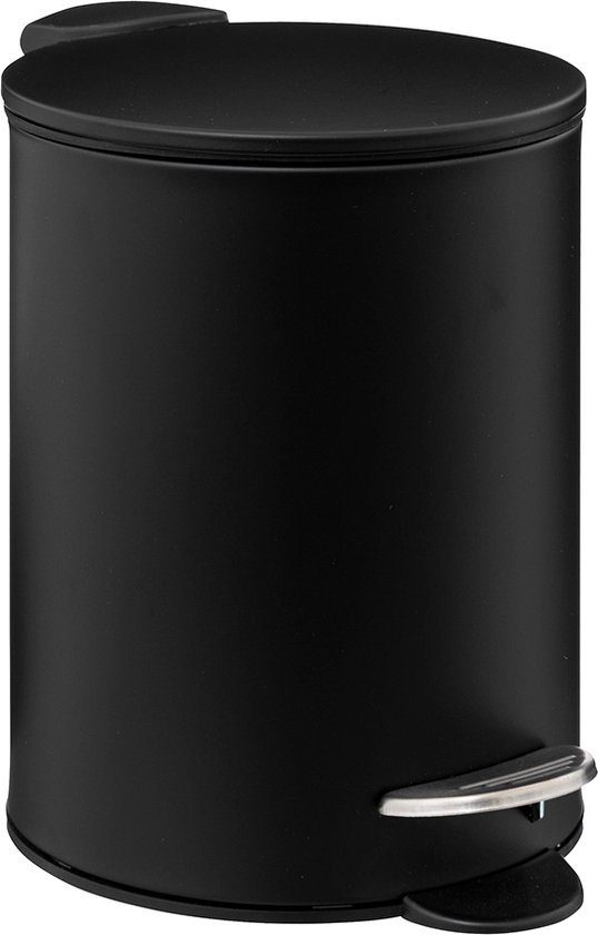 Poubelle métal soft close 3L "Colorama" noir