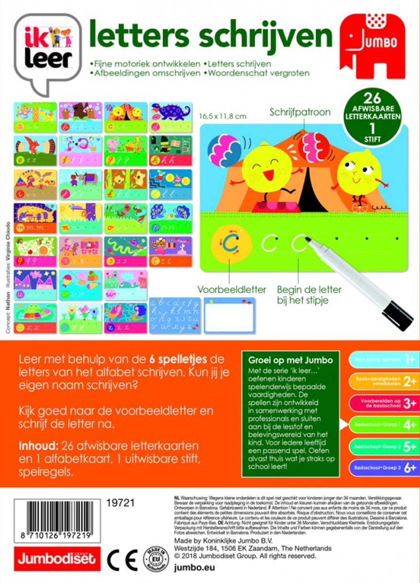Jumbo - Ik Leer - Letters Schrijven - Educatief spel - Vanaf 4 jaar — afbeelding 10