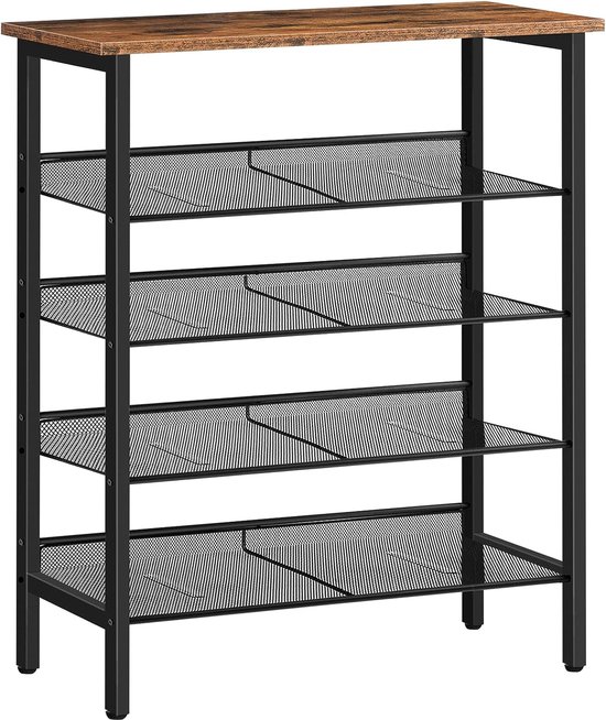 Schoenenrek - 5 laags - Wit - Schoenen - Opbergruimte - Opbergen