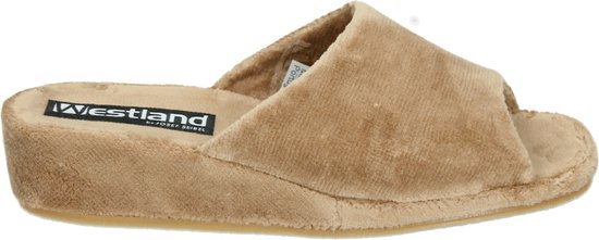 Westland MARSEILLE - Volwassenen Dames pantoffels - Kleur: Wit/beige - Maat: 35.5