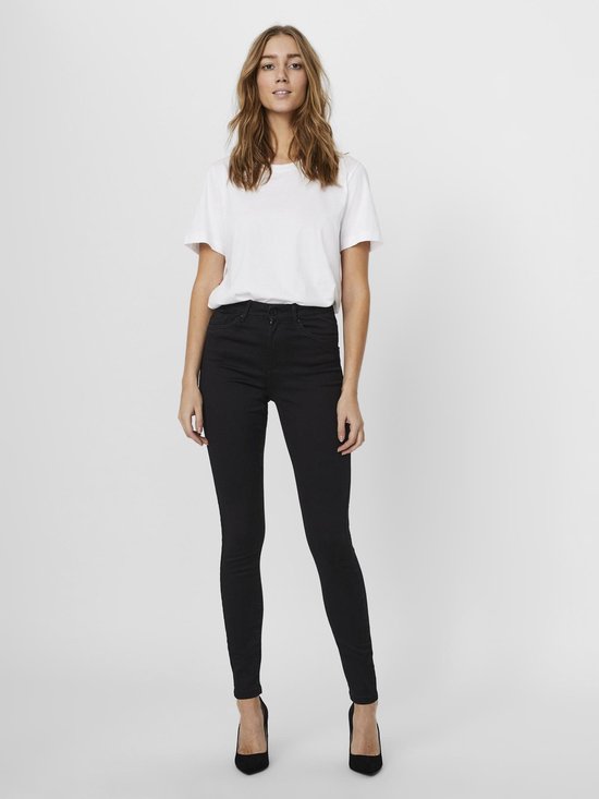 VERO MODA Dames Jeans, zwart, M / 36L