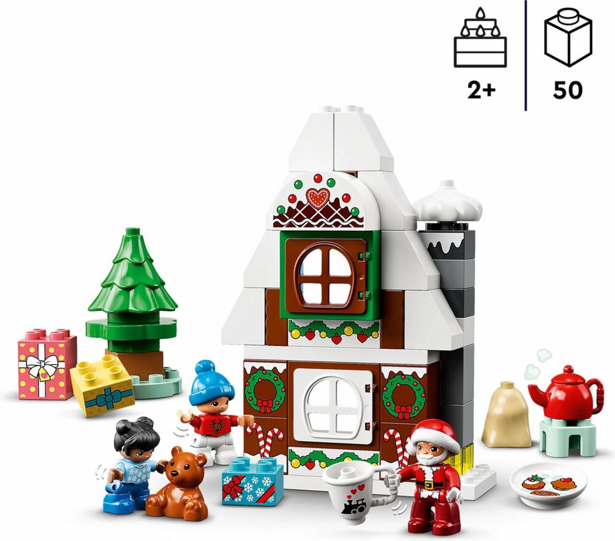 LEGO DUPLO Peperkoekhuis van de Kerstman - 10976 — afbeelding 9