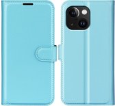 Coverup Book Case - Geschikt voor iPhone 15 Hoesje - Lichtblauw