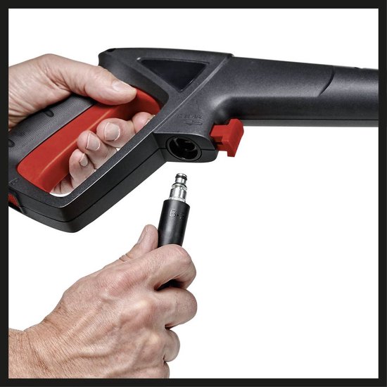 Einhell Elektrische Hogedrukreiniger TC-HP 90 - 1200 W - Max. 90 bar - 372 l/u - Incl. 3m hogedrukslang, pistool, lans en diverse sproeiers van Einhell — afbeelding 5
