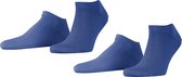ESPRIT Basic Uni Lot de 2 chaussettes en Katoen biologique durable pour Chaussettes basses Bleu - Taille 39-42