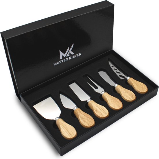 Master knives - Kaasmesjes - Kaasmessen Set - Kaasmes - Kaasmessen hout