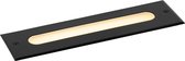 QAZQA eline - Moderne LED Grondspot - 1 lichts - L 30 cm - Zwart - Buitenverlichting