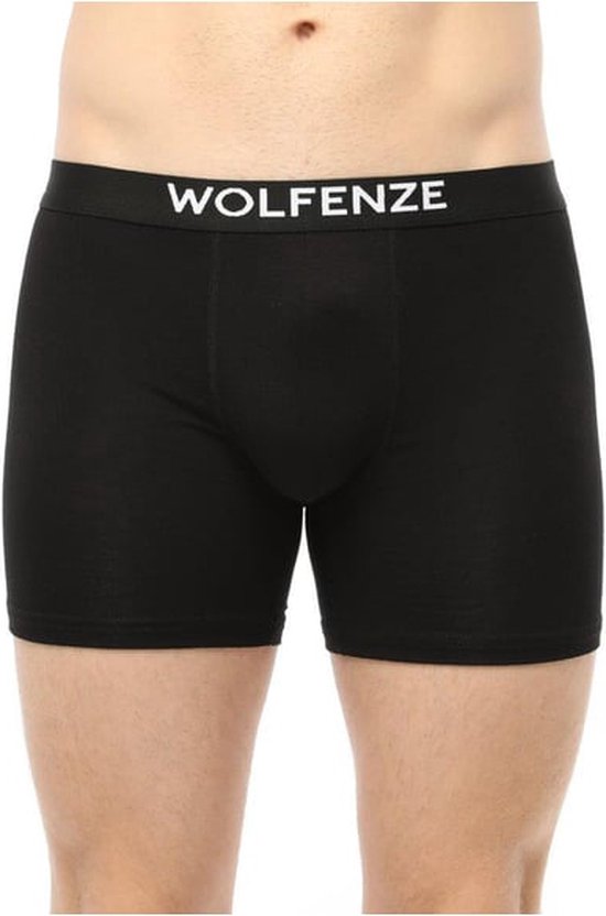 Wolfenze Premium Boxershorts - Zwart - 5 Stuks - Luxe Boxers