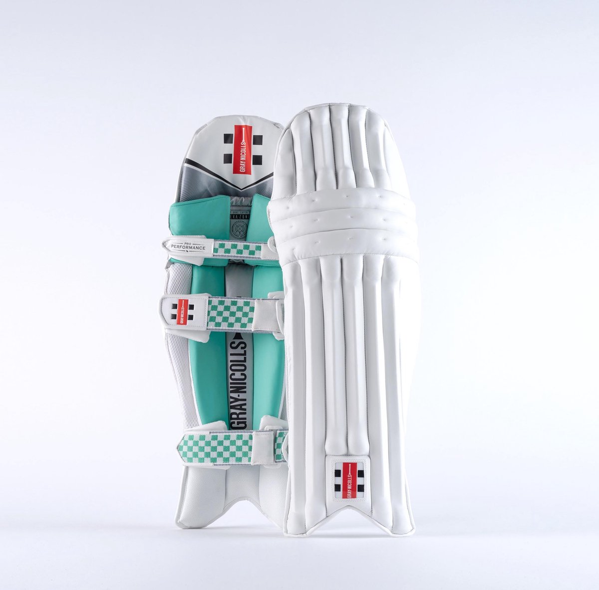 Gray-Nicolls Cricket PAD PRO PERFORMANCE GEM/LH LH - Gem - Wit / Aqua
