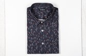 Pre End heren overhemd - heren blouse - lange mouw - 100509 - Elkin - navy print - maat 3XL