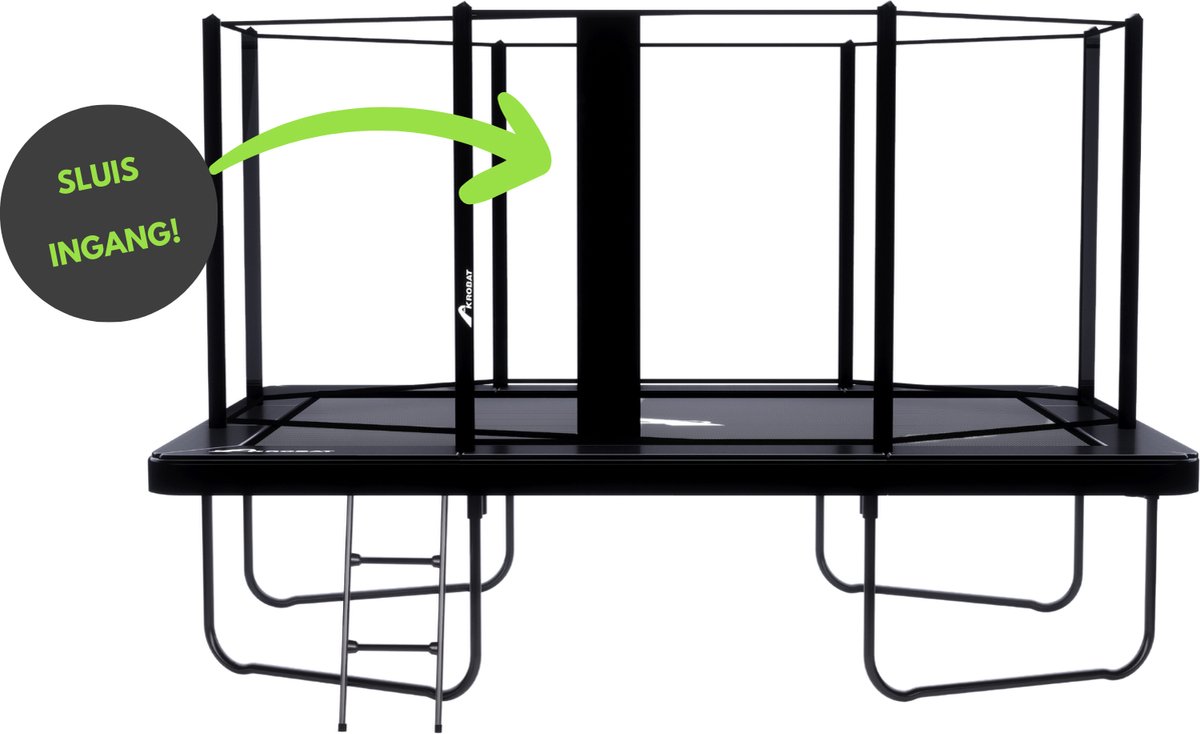 Akrobat Primus Challenger Trampoline 335x244 incl. veiligheidsnet