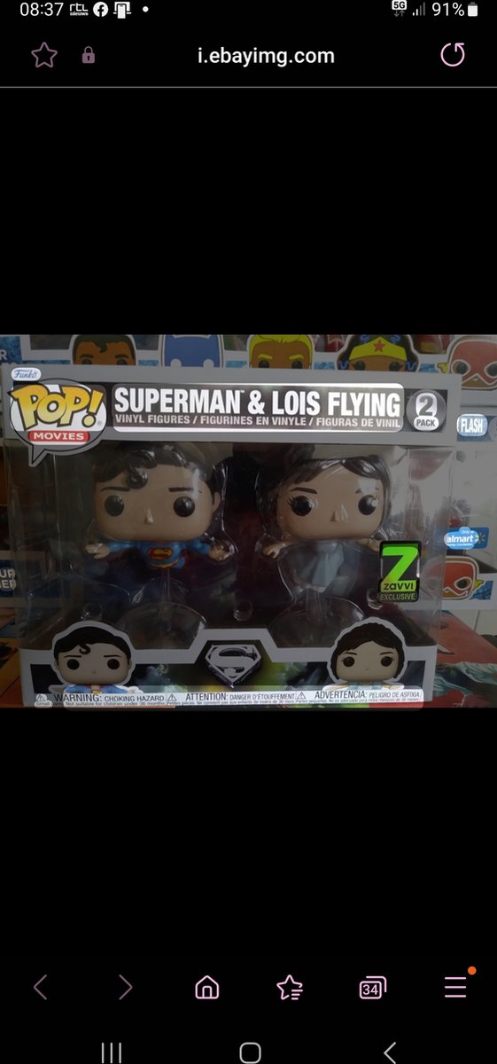 Figurine Pop Superman & Lois flying (Superman) pas cher