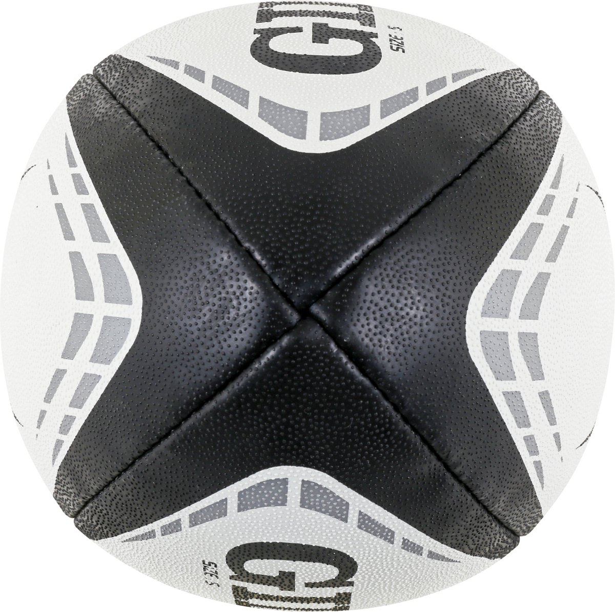 Gilbert Rugbybal Training G-TR4000 Zwart - Maat 5 (5 stuks)
