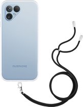 Cazy Soft TPU Telefoonhoesje met Koord - geschikt voor Fairphone 5 - Toestel Hoesje met Koord - Transparant