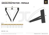 Protecteur d'aine de Taekwondo pour femme JCalicu | WT | blanc (Taille: XXS)