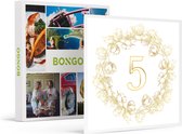 Bongo Bon - HOUTEN JUBILEUM: 5 JAAR GETROUWD! - Cadeaukaart cadeau voor man of vrouw