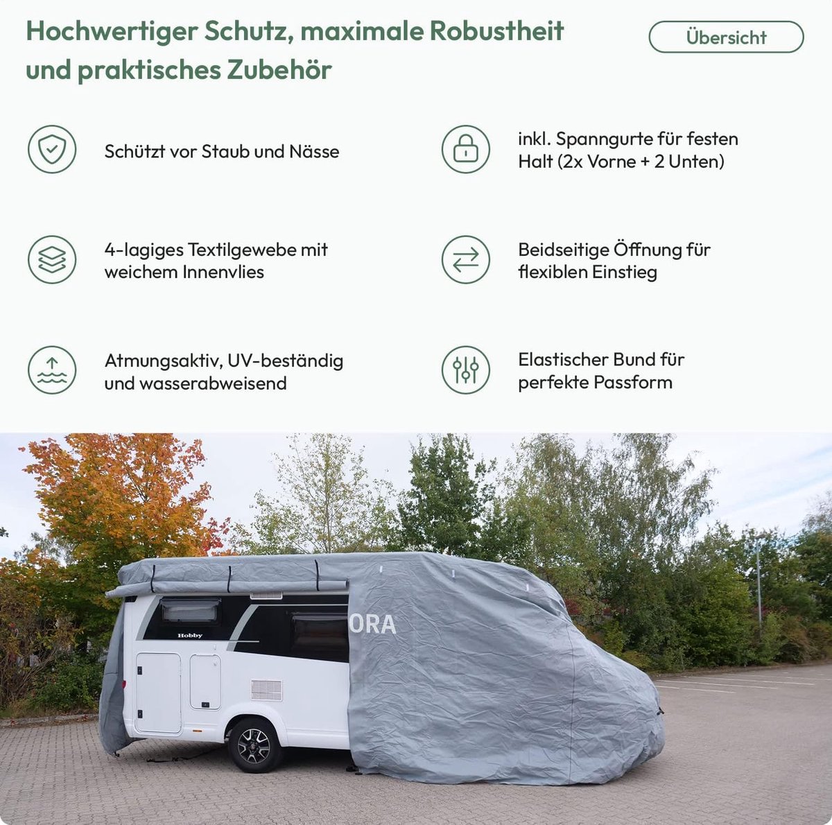Housse Camping-car - Bantam Wankmüller SA, housse camping car 