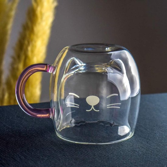 Mug en verre double paroi spécial fêtes 