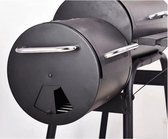 Bbq Houtskoolbarbecue Zwart - Metaal - 121x122x55cm