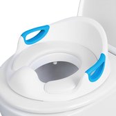 Universele toiletbril voor kinderen - Kindertoiletbril - WC verkleiner - Draagbare toiletbril met handvatten - Antislip - Wit