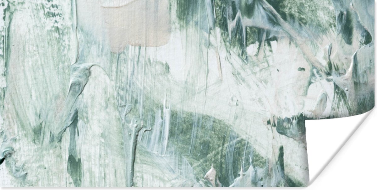 Poster Tuindecoratie - Verf - Abstract - 160x80 cm