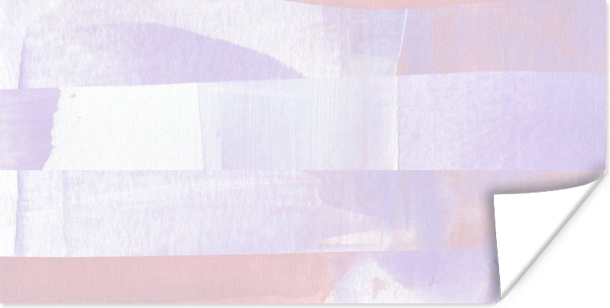 Poster Pastel - Verf - Design - 150x75 cm