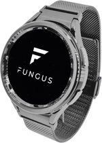 Fungus - Smartwatch bandje - Geschikt voor Samsung Galaxy Watch 6 (incl. Classic), Watch 5 (incl. Pro), Watch 4 - Horloge - Metaal - Milanese Mesh - Zilver