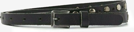 Leather Belt Dames - Zwart - Maat 105