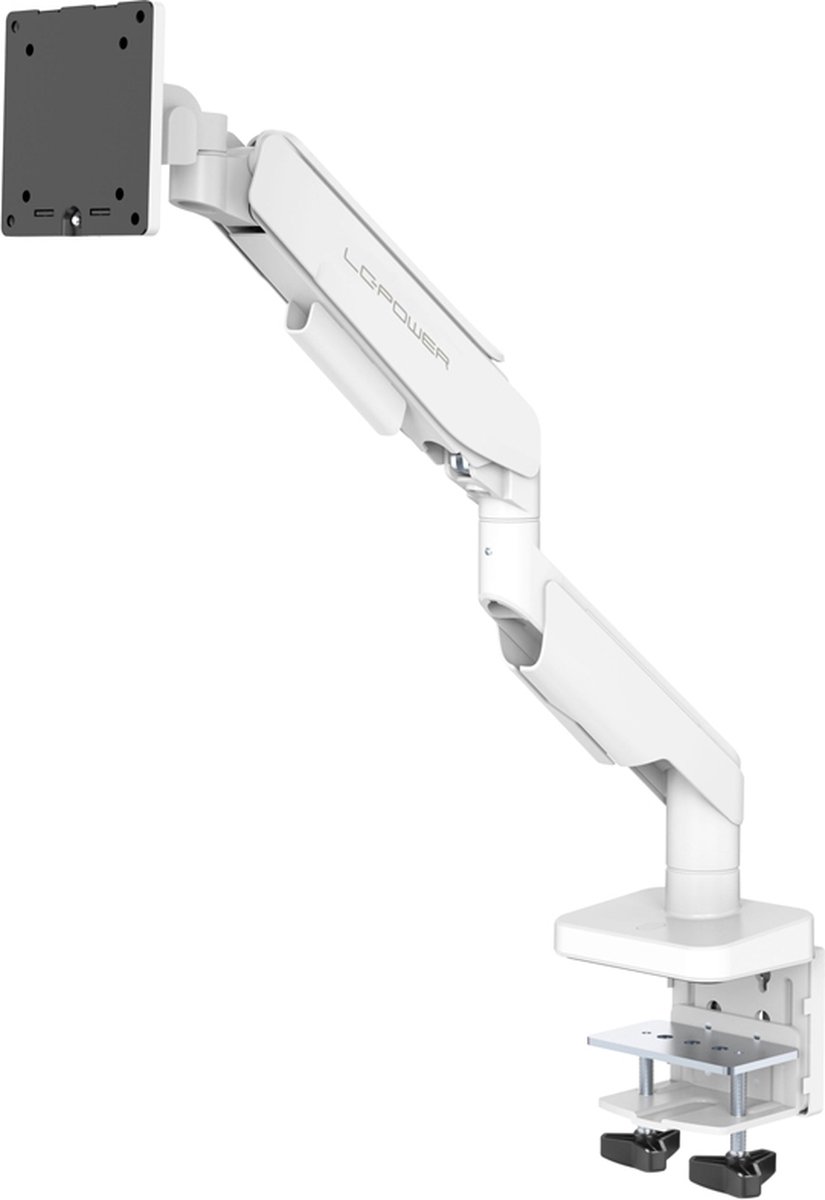 Ergotron 200 Series Dual Monitor Arm   45-231-200   Bevestigingskit ( Muurbeugel Dubbele Scharnierende Arm Verlengstuk Voor Dwarsstang ) Voor 2 Lcd Schermen