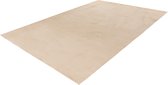 Lalee Loft - Vloerkleed - Tapijt – Karpet - laagpolig - Superzacht - effen Fluffy - wasbaar - met antislip- rabbit- 120x170 cm Beige