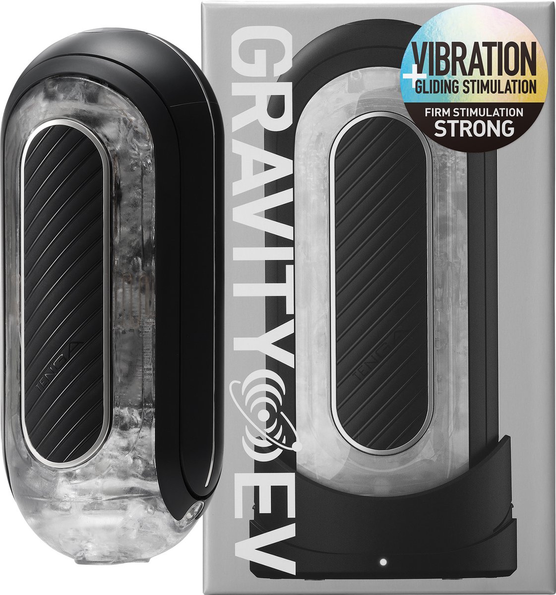 Goedkoopste Tenga - FLIP ZERO GRAVITY EV (Electronic Vibration) BLACK - Elektrische masturbator - seksspeeltje voor mannen