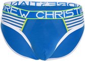 Andrew Christian ALMOST NAKED® Retro Brief Elect Blue - MAAT M - Heren Ondergoed - Slip voor Man - Mannen Slip