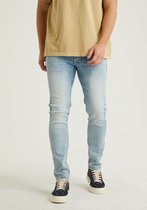 Chasin' Jeans Slim-fit jeans Carter Bleach Lichtblauw Maat W33L34