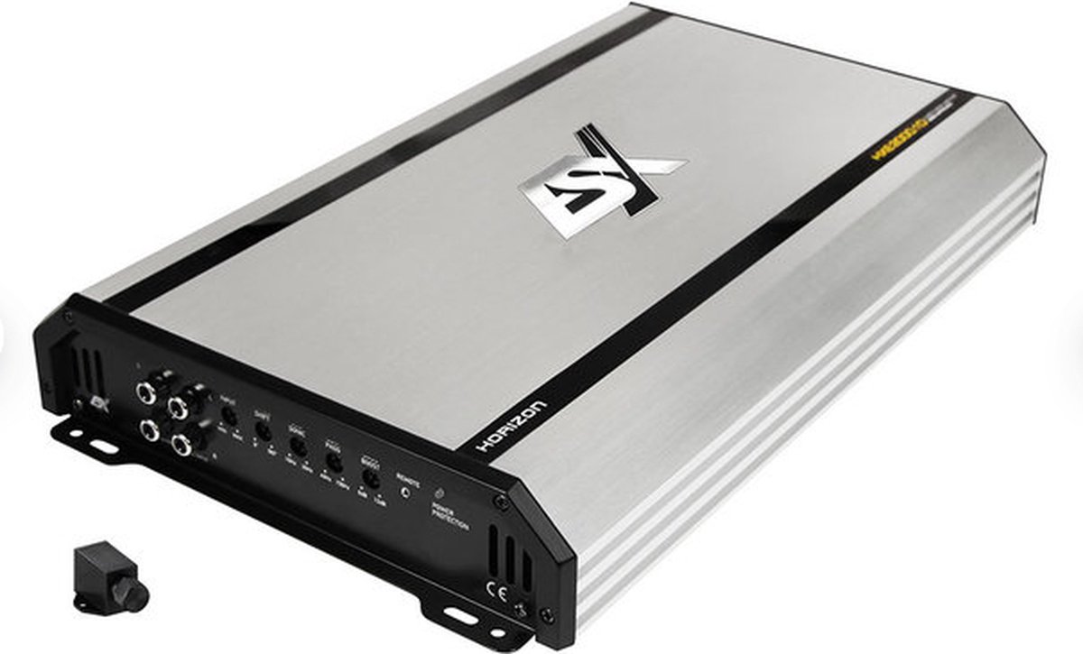 ESX Horizon HXE-2000.1Dv2 2000W monoblok auto versterker ( 1000W RMS ) incl bassremote