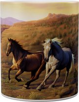 Paarden Western Skies - Horses - Mok 440 ml
