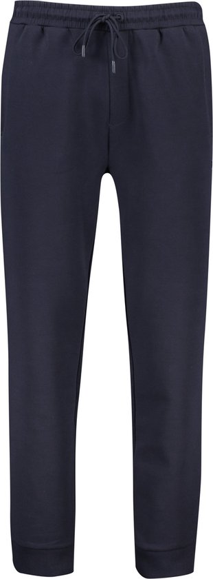 Pantalon en coton Hugo Boss bleu foncé