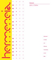 Boek "Daniel" met gele kaft en roze stippen. Tekst in Arabische letters links op de kaft.