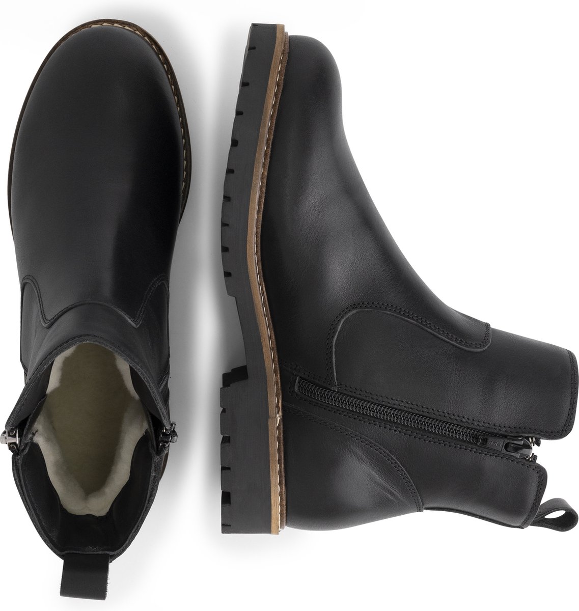 Casual Enkellaarsjes Vrouwen Platform Enkellaarsjes, Lente PU Leer Korte Laarzen Met Rits, Dames Britse Stijl Grote Maat Enkel Schoenen (Color : Beige, Size : 38 EU